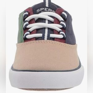 Sperry Top-Sider Leeboard color block unisex kid's lace-up sneaker, Sz. 6M Boys
